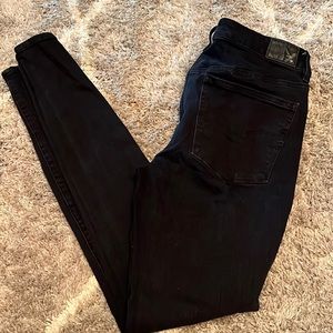 Black American Eagle outfitters hi rise jegging